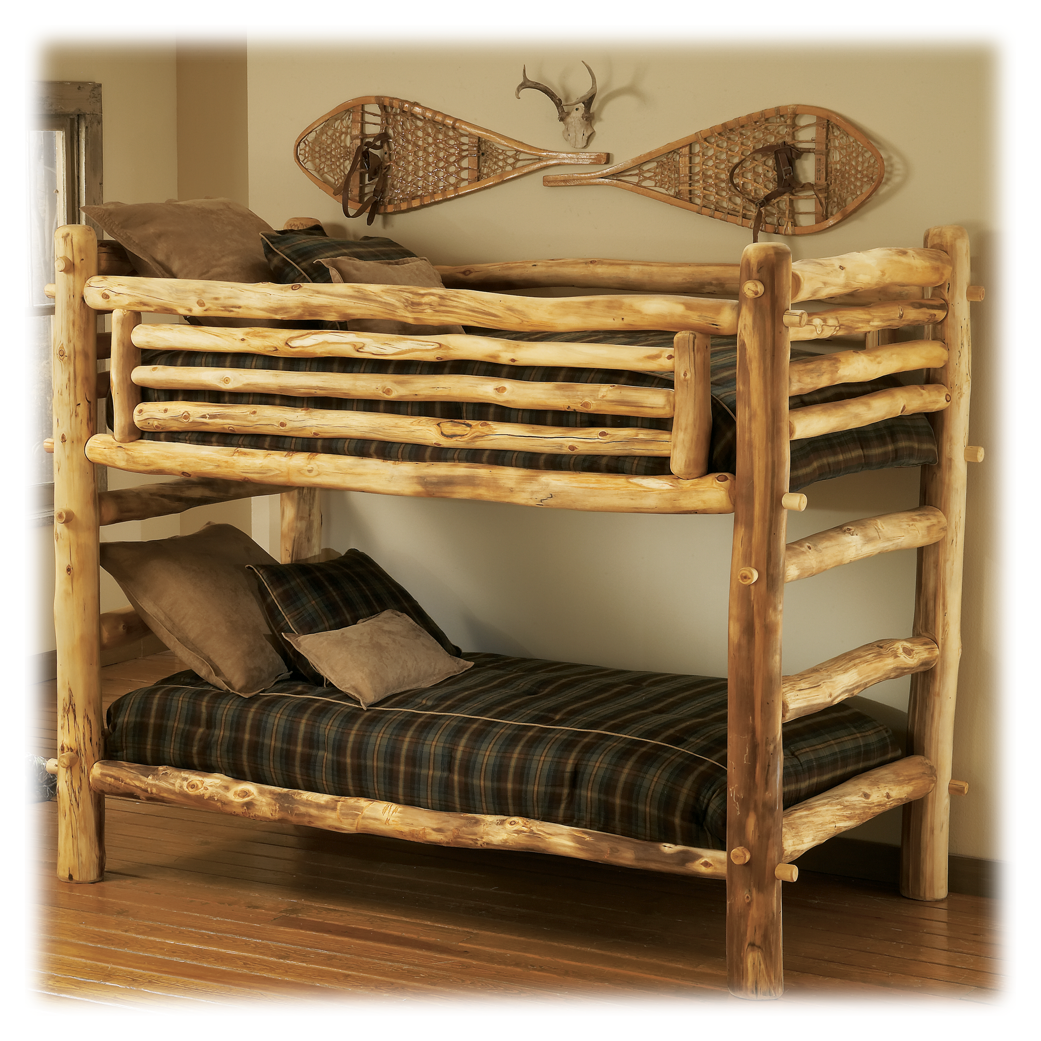 Mountain Woods Furniture Quakie Log Bunk Beds Cabela's
